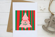 Christmas Wall Art Merry & Bright, an Illustration by Dream Creation (Thumbnail 2 of 5)