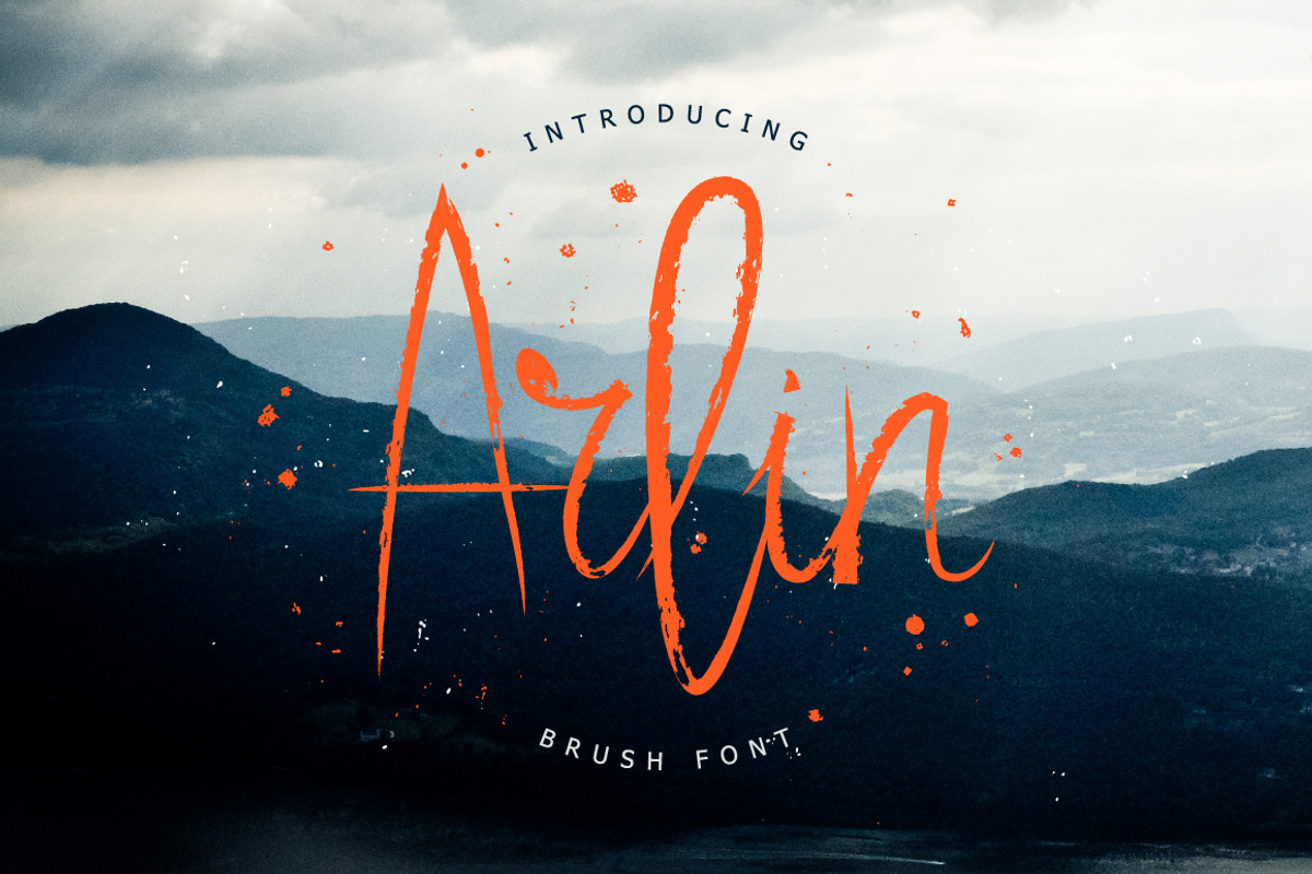 Arlin Brush Font