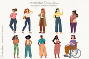 Diverse Women Illustration Pack, a Person Illustration by Motion-Box (Thumbnail 10 of 11)