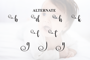 Babyish Script Font