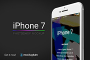 Iphone 7 Mockup Angled White, an iPhone Mockup by mockuptain (Thumbnail 7 of 7)