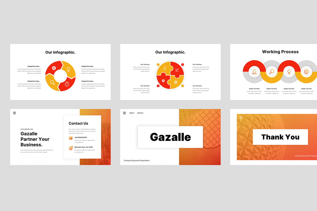 Company Business PowerPoint, a Presentation Template by Biwarastudio (Photo 5 of 5)