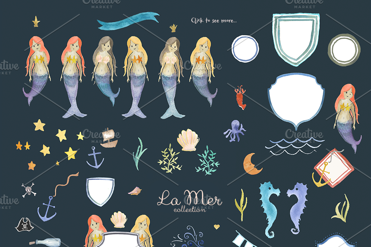 La Mer Crest collection, an Illustration by KLUGE+CO (Photo 8 of 14)