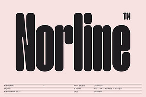 Norline - Font Family