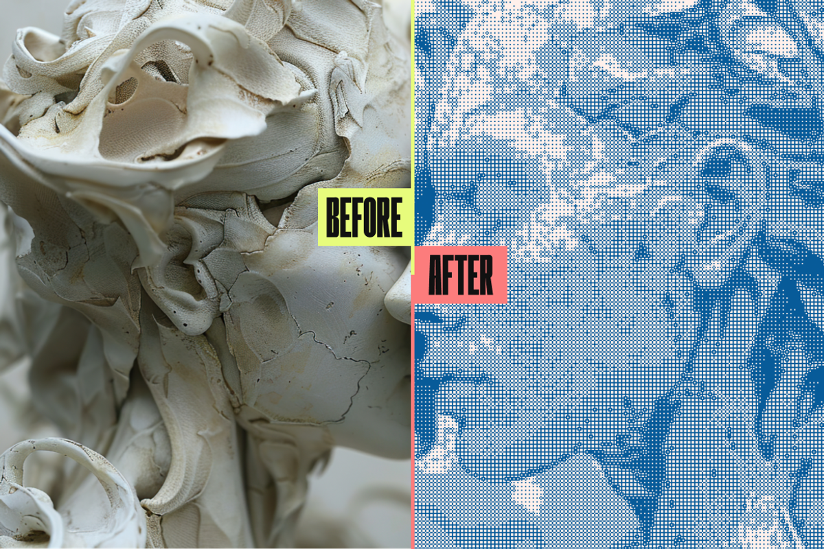 Bitmap Dithering Photo Effect, a Layer Style Add-On by dokudokunomi (Photo 4 of 5)