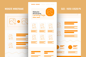 Wireframe Landing Page