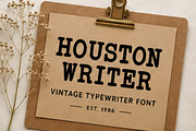 Houston Writer, a Serif Font by Fourteen Letter (Thumbnail 5 of 6)