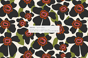 Bold Abstract Modern Flowers Pattern, a Pattern Graphic by likorbut (Thumbnail 3 of 12)