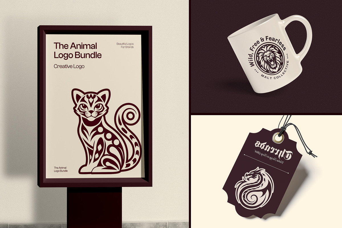 1500 Animal Logos, a Solid Icon by Creative Stall (Photo 5 of 37)