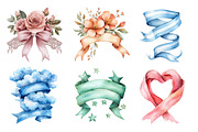 Nursery Ribbon Banner Clipart PNG, an Illustration by SinaCreation (Thumbnail 4 of 5)