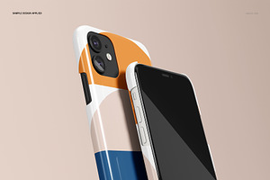 IPhone 11 Glossy Snap Case Mockup Se