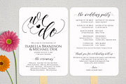 Wedding Program Fan SHR378, an Invitation Template by Shafura_Wedding (Thumbnail 3 of 5)