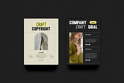 CRAFT | Company Profile, a Brochure Template by KreateTribe (Thumbnail 2 of 10)