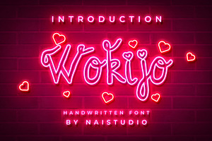 Wokijo - Loving Handwritten Font