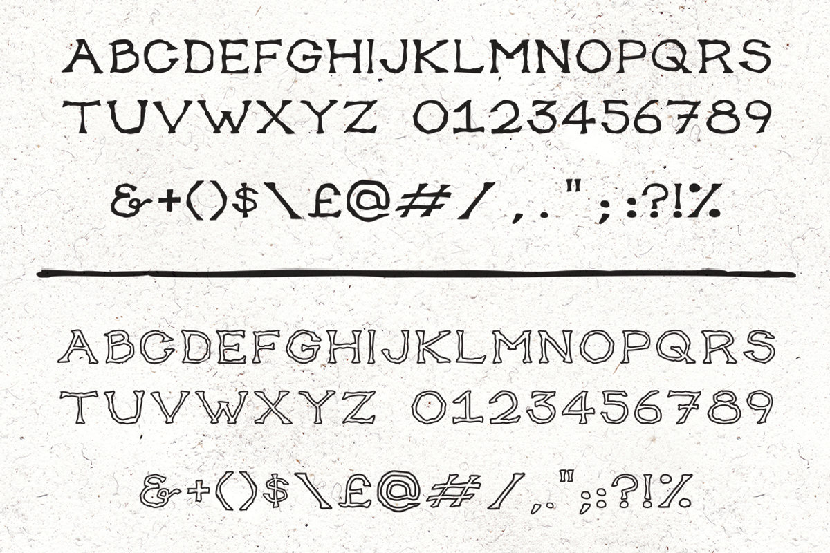 Gentleman's Poison Font (2 versions) preview 5