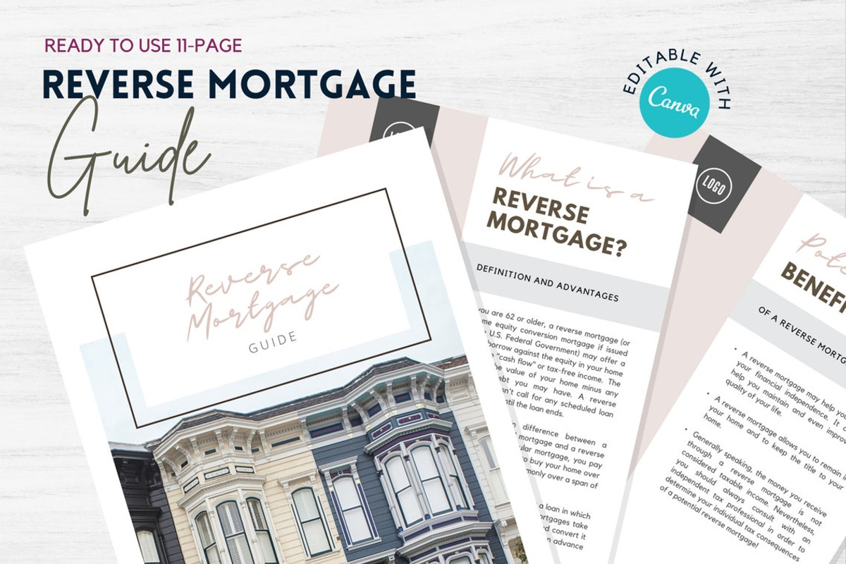 Reverse Mortgage Guide CANVA, a Flyer Template by RealEstateDreams (Photo 1 of 4)