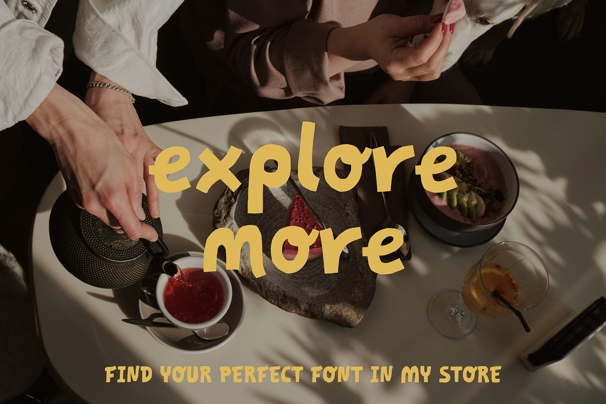WoolenPlaid Autumn Cozy Playful Sans, a Sans Serif Font by Struvictory.art (Photo 9 of 9)