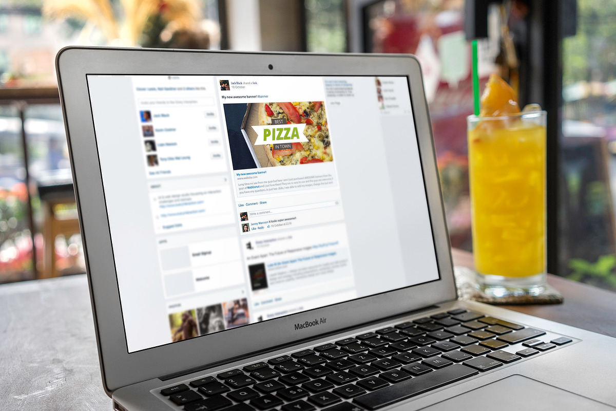 Food Social Media Banners, a Social Media Template by Web Donut (Photo 6 of 9)