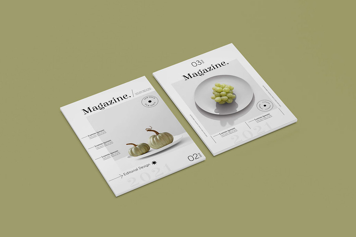 Clean Magazine Mock Ups, a Print Template by Thirtypath Studio (Photo 5 of 6)