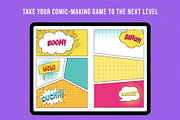 Procreate Comic Maker, a Brush Add-On by Julia Right Studio (Thumbnail 6 of 6)