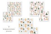 Watercolor Winter Town Collection, a Person Illustration by MayaNavits (Thumbnail 5 of 10)