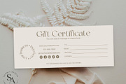 Luxury Gift Certificate Canva Design, a Business Card Template by Summit Avenue (Thumbnail 3 of 6)