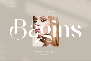 Bagins Sans Serif Font