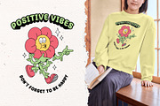 Cute flower 15 vector illustrations, an Object Illustration by gunaonedesign (Thumbnail 5 of 9)