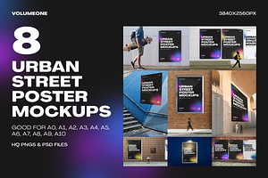 Urban Street Poster Mockups
