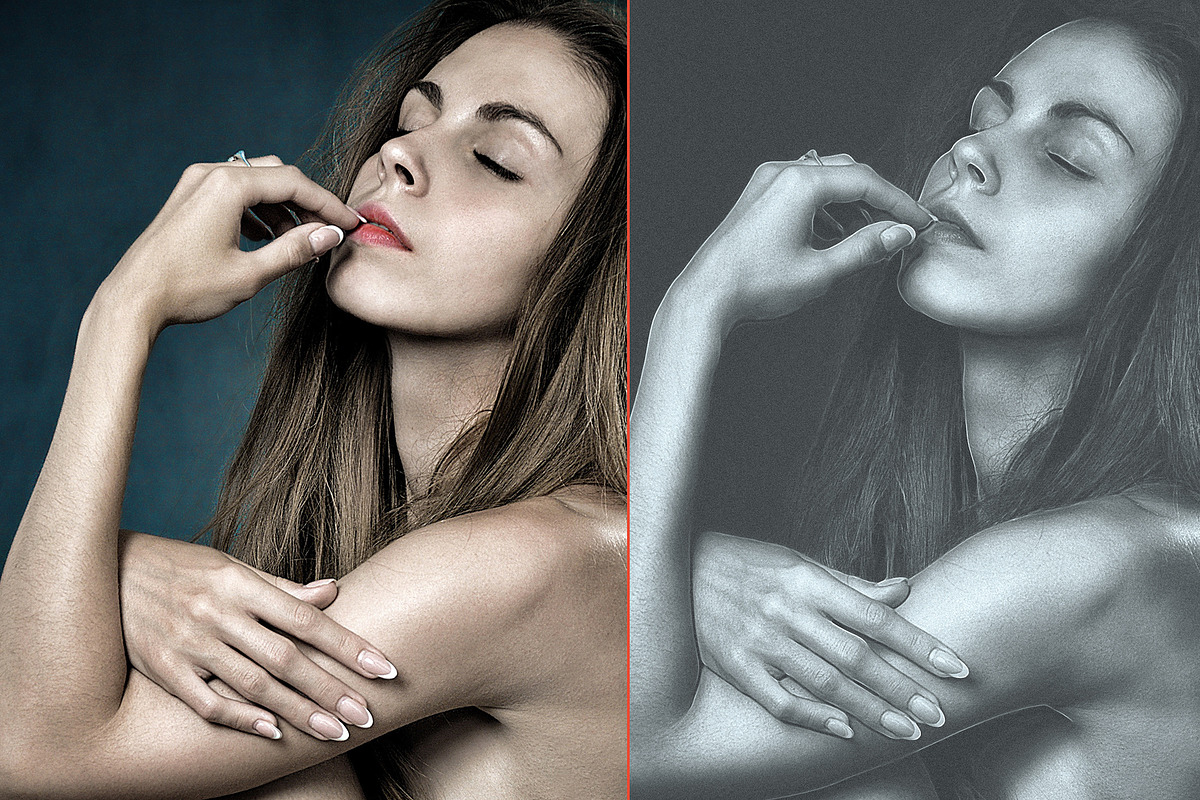 Noir Portrait - Photoshop Action, an Action Add-On by Viktor (Photo 11 of 11)