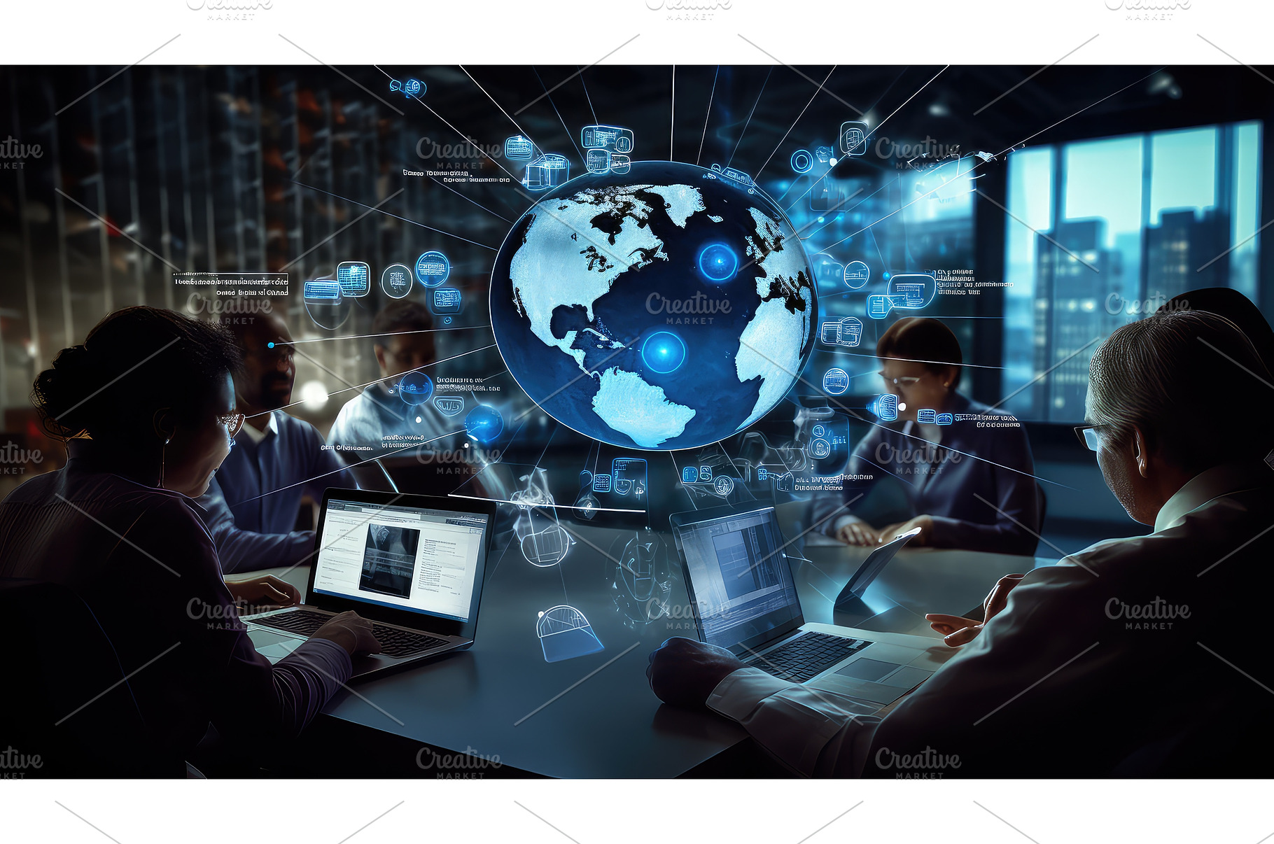 data science internet background ai, a Technology Photo by pikepicture