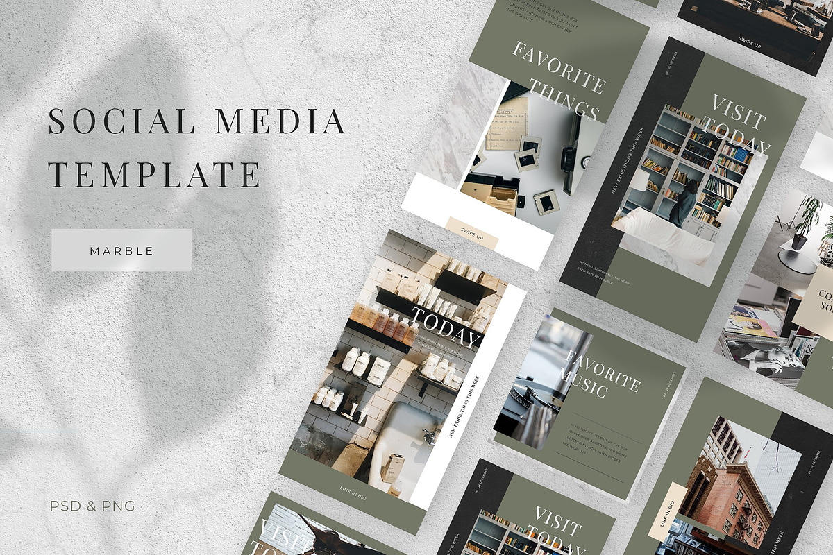 Instagram Bundle 25in1 + Free Update, a Social Media Template by Digital Breath templates (Photo 10 of 27)