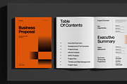 Modern Minimal Business Proposal, a Brochure Template by Neermana (Thumbnail 2 of 12)