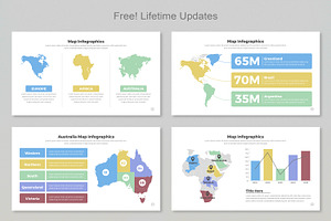 Map Infographic Templates Eps