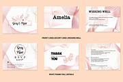 Rose golden wedding pack template, an Invitation Template by Motivation Art (Thumbnail 4 of 6)