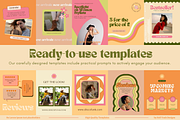 Cowgirl Instagram Post Templates, a Social Media Template by Hell Yeah Designs (Thumbnail 5 of 10)