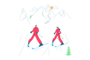 Ski school concept
