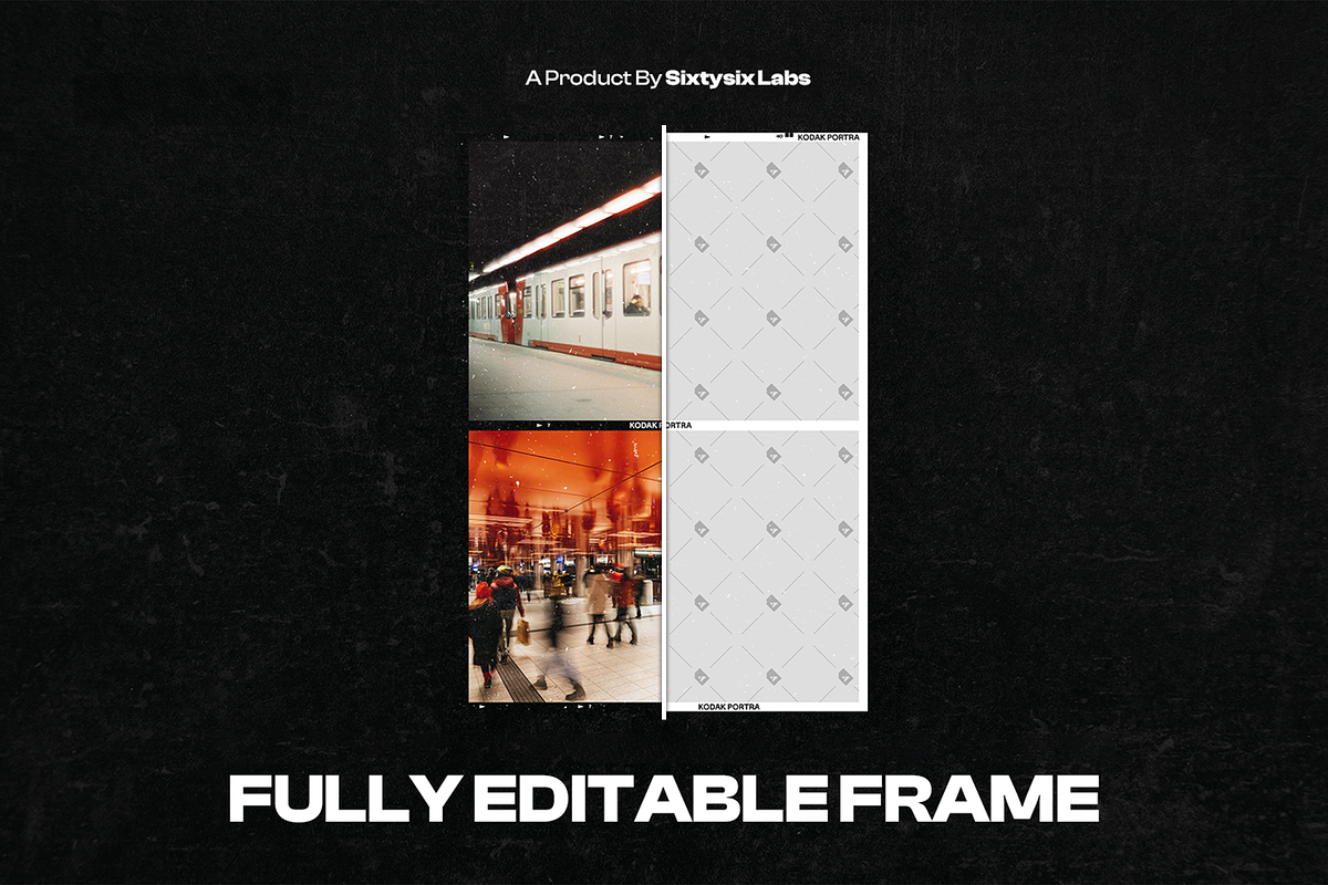 New Film Frame & Polaroid Bundle, a Mockup by Sixtysix Labs (Photo 3 of 18)