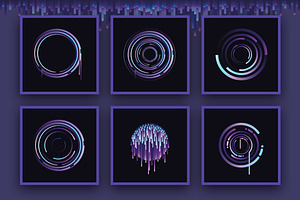 Descending- Glitch Design Elements