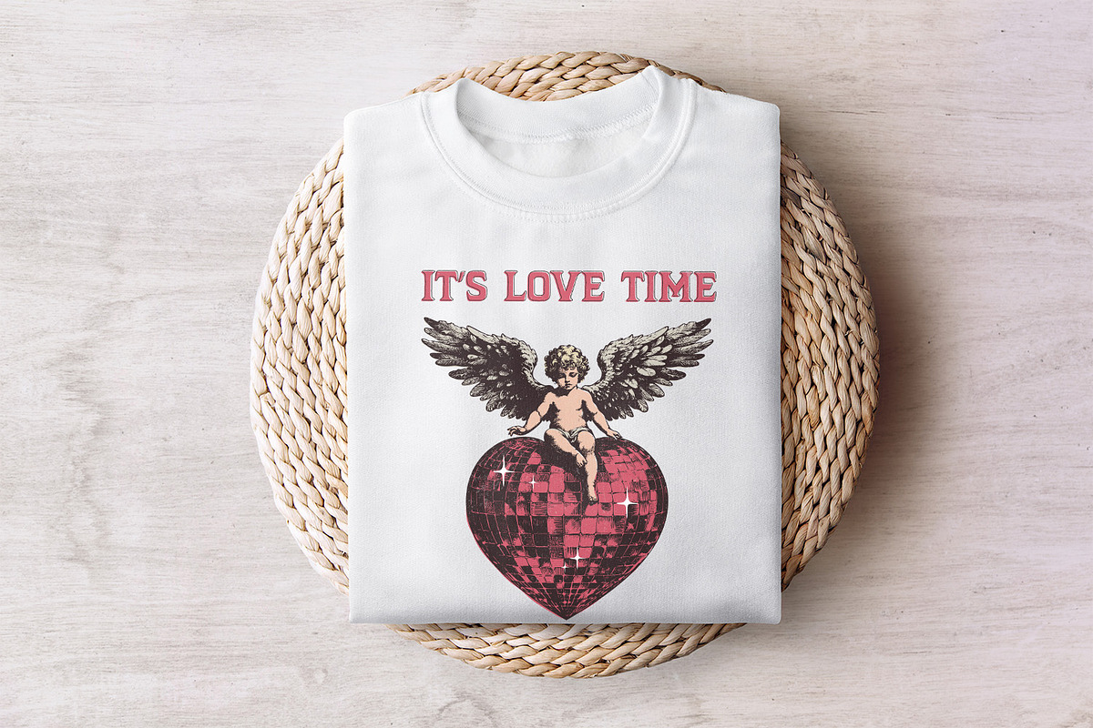 It's Love Time png, Valentine's Day, an Illustration by SharpMarketplace (Photo 7 of 9)