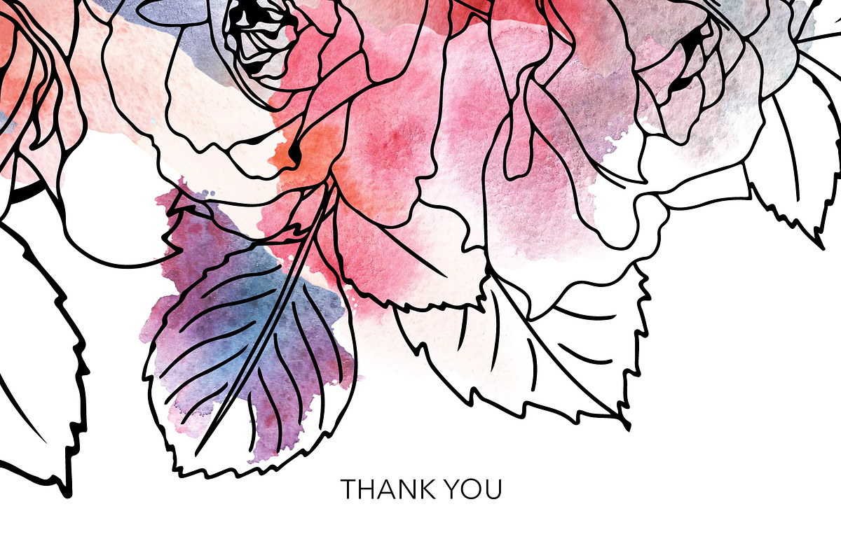 Roses line art design, an Object Graphic by Vera●Suleimanova (Photo 17 of 17)