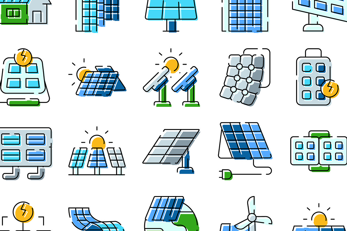 Solar panel energy collection system, an Object Graphic by pikepicture (Photo 3 of 3)
