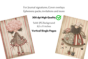 Vintage Gothic Circus Junk Journals, an Illustration by Print Haven Mochi Vintage (Thumbnail 7 of 12)