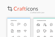 Crafticons, an Outline Icon by Crafticons.com (Thumbnail 1 of 6)