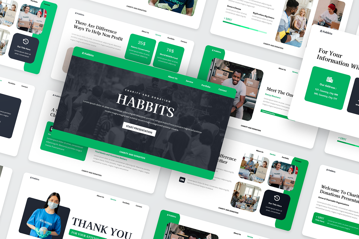Charity And Donation Keynote, a Presentation Template by SquidPixey (Photo 5 of 6)