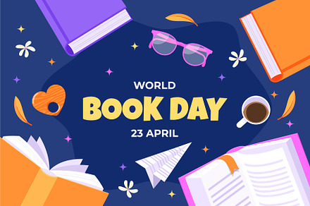 World book day illustration
