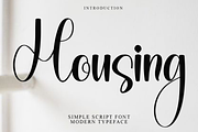 Housing, a Handwritten Font by FreshTypeINK (Thumbnail 1 of 7)