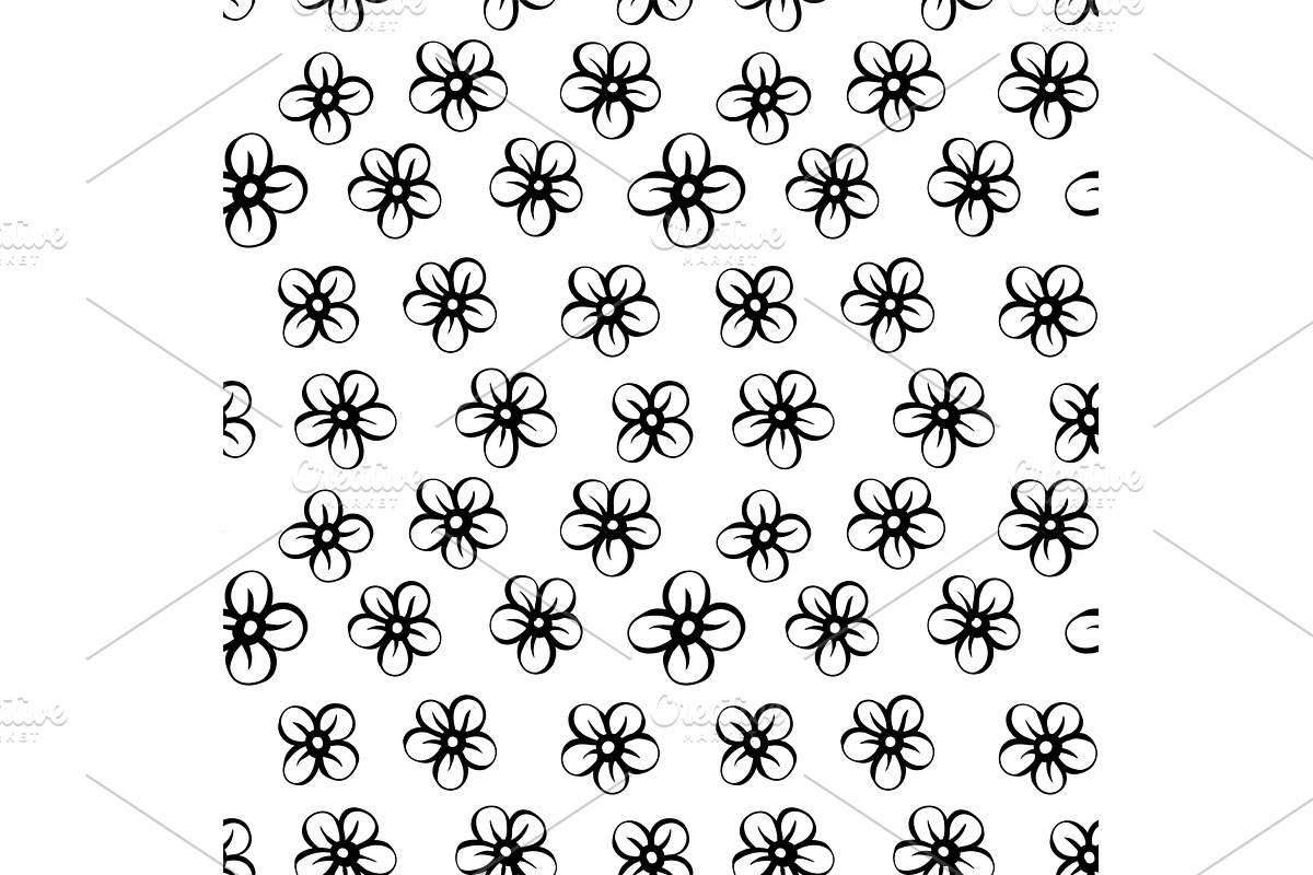Vector floral hand drawn, an Object Illustration by Things for designers