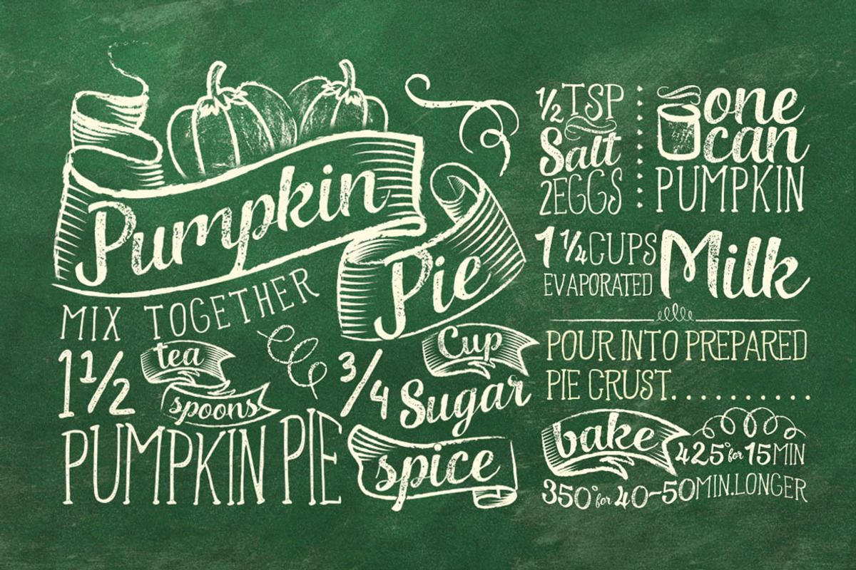 3 IN 1 Chalk Fonts Bundle + Extras preview 4
