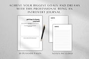 Being an Introvert Digital Journal, a Stationery Template by BRANDcontent (Thumbnail 3 of 6)